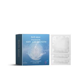North Moon Latex Rubber Condom, Couple Safety Protection Thread Hyaluronic Acid Series