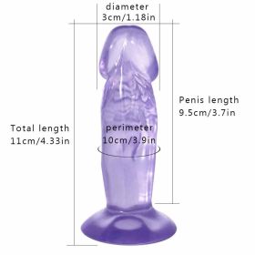 Mini Didos 5inch Waterproof Realistic Didlo with Suction Cup Amal Plugs Training Massage Toys for Adult Soft Feeling Didlo with Suction Cup Dilid