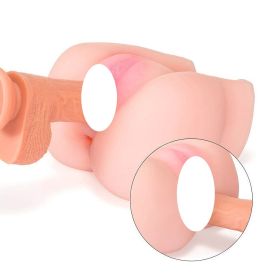 3 in 1 Male Masturbators Adult Sex Toys with Realistic Textured Mouth Vagina and Tight Anus;  Men's Pocket Pussy Blowjob Stroker Anal Play Sex To