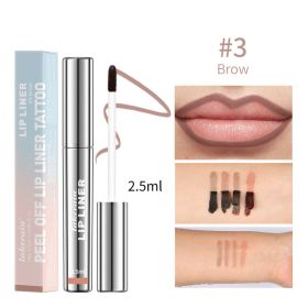 Matte Finish No Stain On Cup Hook Line Lip Stick (Option: 2.5ml-Brow)