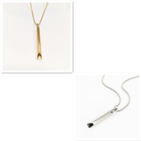 Adjustable Relieve Pressure Ornament Stainless Steel Decompression Necklace (Option: Set3)