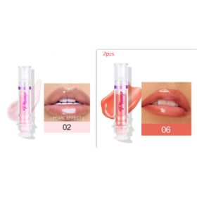 New Tube Lip Rich Lip Color Slightly Spicy Lip Honey Lip Glass Mirror Face Lip Mirror Liquid Lipstick (Option: Set17)