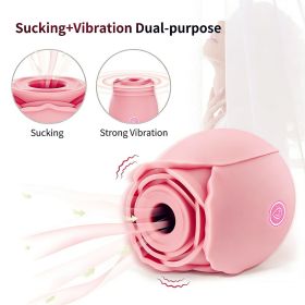 Discreet 10 Speed Personal Massage Vibrator sucking Massager for Women(Must Provide A Hazardous Materials Shipping Label For Self-pickup By USPS) (Color: Pink)