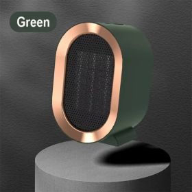 Electric Space Heater - 1200W Energy-Efficient Heater For Indoor Use. This Two-speed Portable Heater Fan Is Perfect For Offices, Providing Adjust (Option: green)